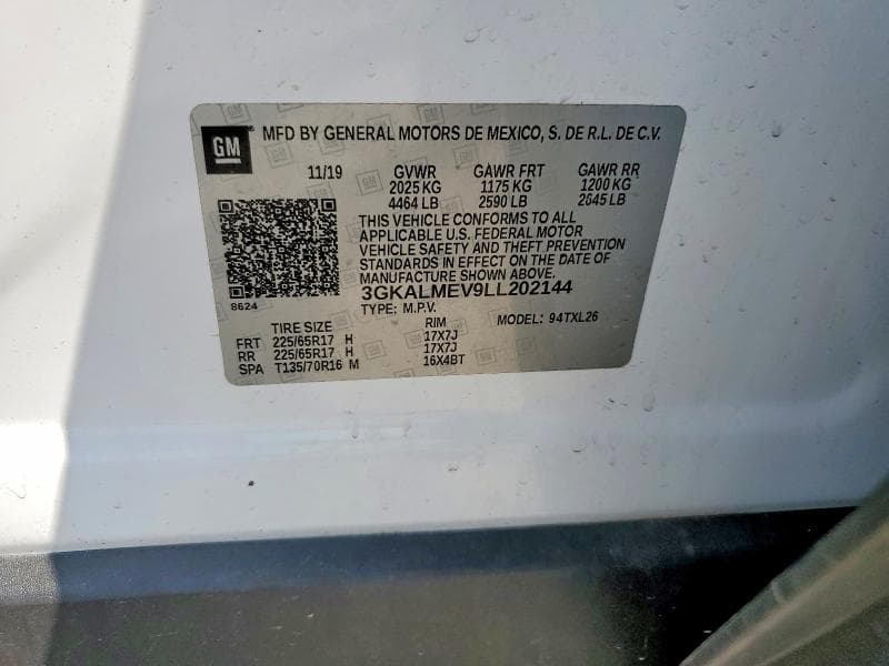 2020 GMC TERRAIN SLE 13