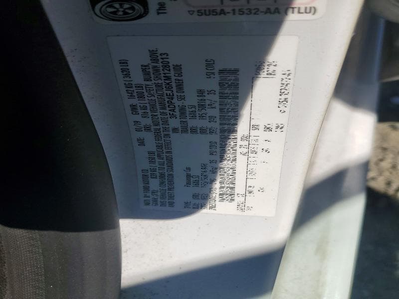 2019 FORD FIESTA SE 12