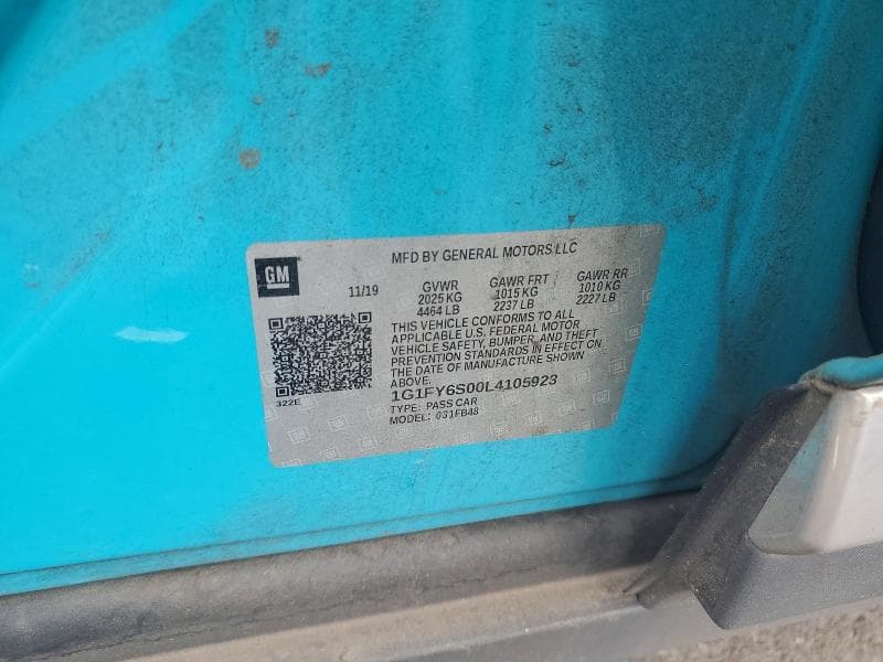 2020 CHEVROLET BOLT EV LT 12
