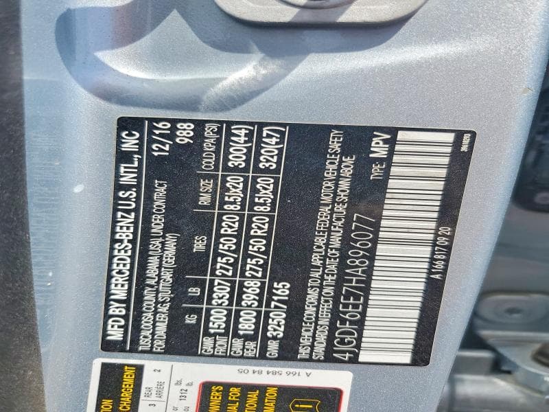 2017 MERCEDES-BENZ GLS 450 4MATIC 13