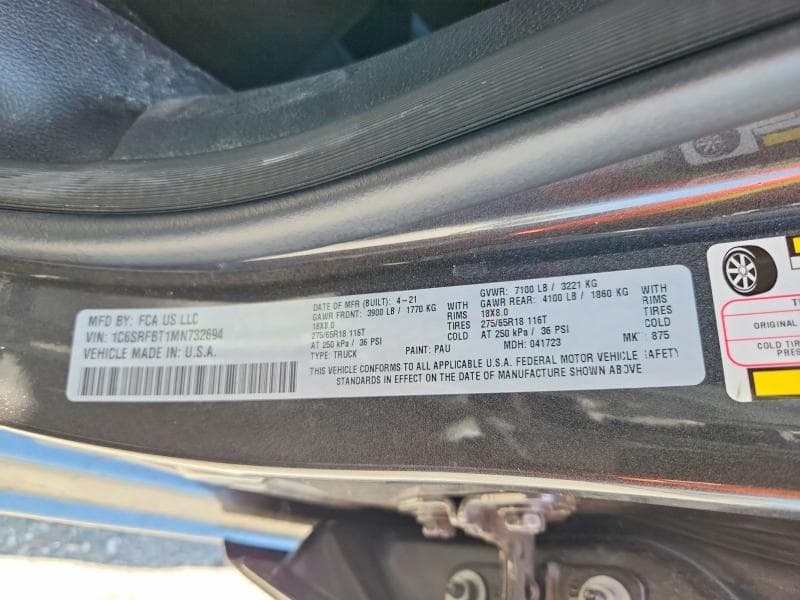 2021 RAM 1500 BIG HORN 13