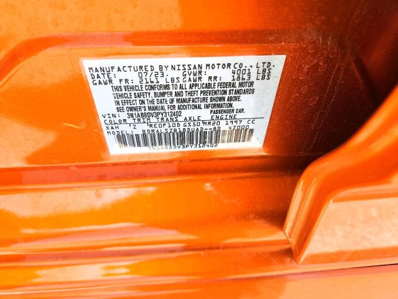 2023 NISSAN SENTRA SR 12