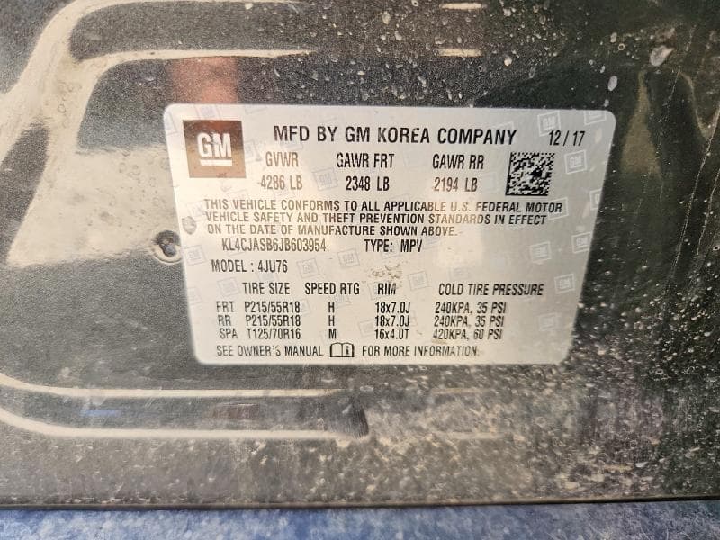 2018 BUICK ENCORE PREFERRED 12