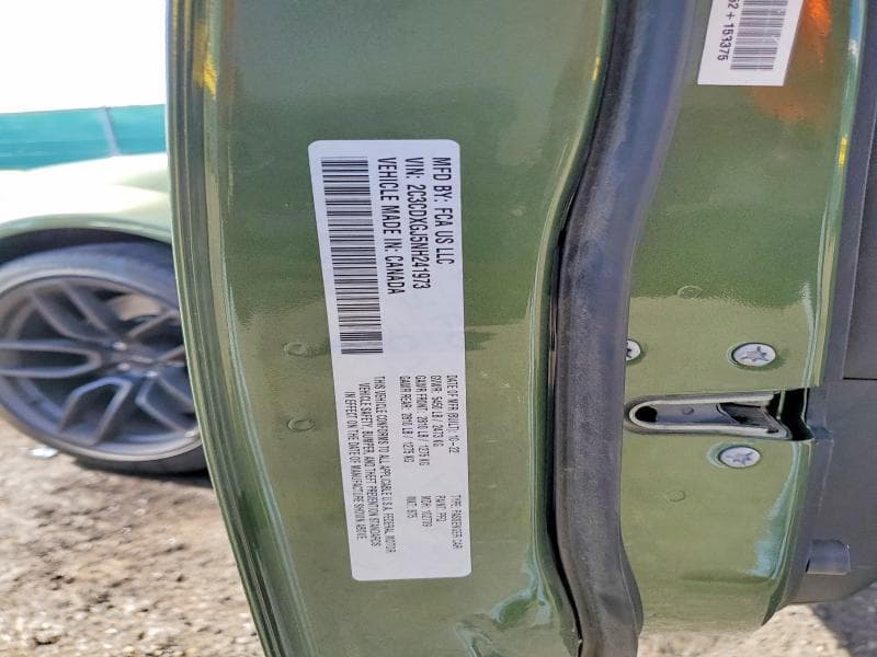 2022 DODGE CHARGER SCAT PACK 12
