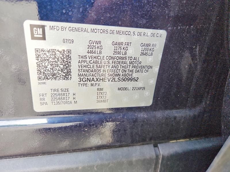 2020 CHEVROLET EQUINOX LS 13