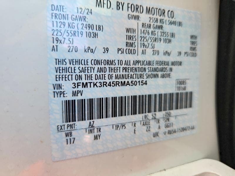 2024 FORD MUSTANG MACH-E PREMIUM 12