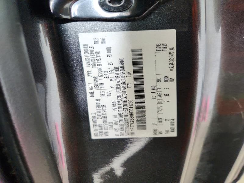 2017 FORD F250 SUPER DUTY 12