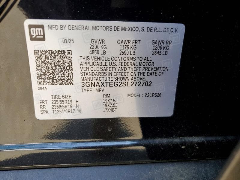 2025 CHEVROLET EQUINOX RS 13