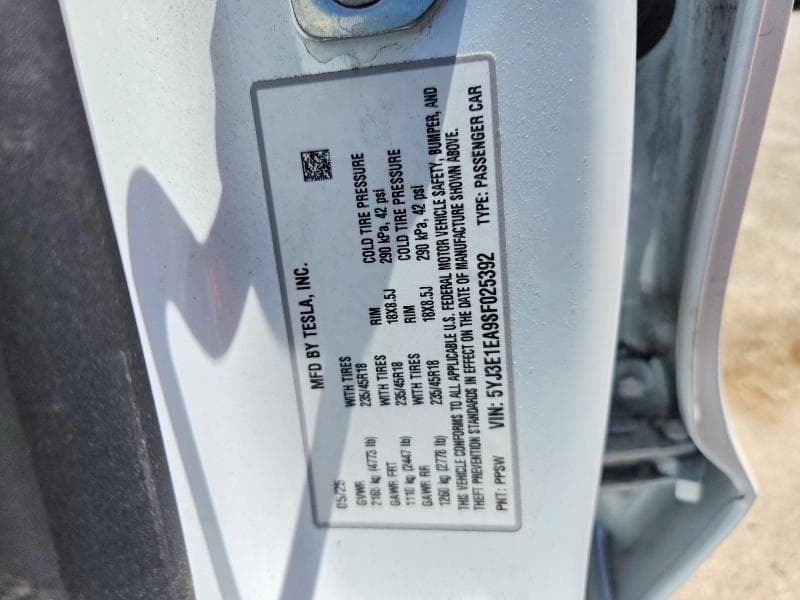 2025 TESLA MODEL 3 13