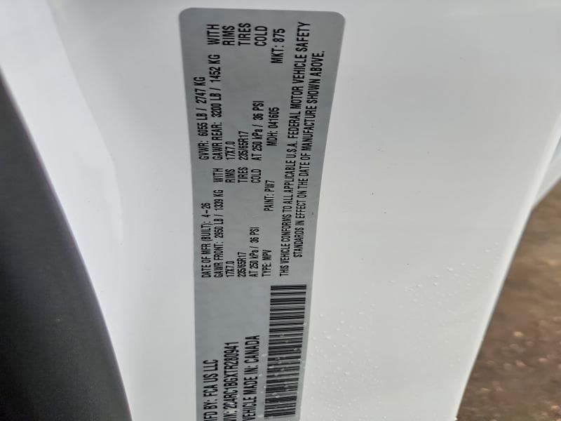2026 CHRYSLER PACIFICA SELECT 13