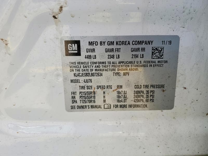 2020 BUICK ENCORE PREFERRED 13