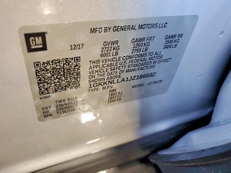 2018 GMC ACADIA SLE 13