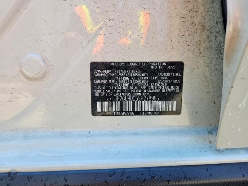 2025 SUBARU CROSSTREK PREMIUM 13