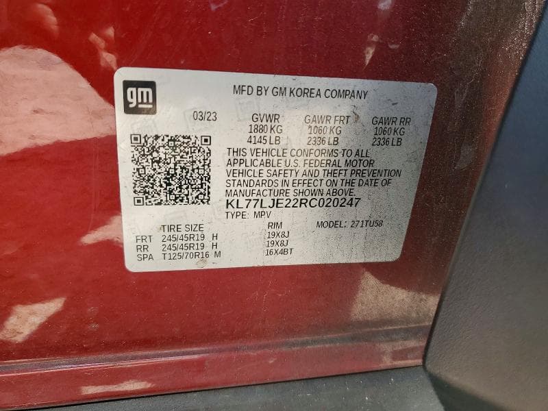 2024 CHEVROLET TRAX 2RS 13