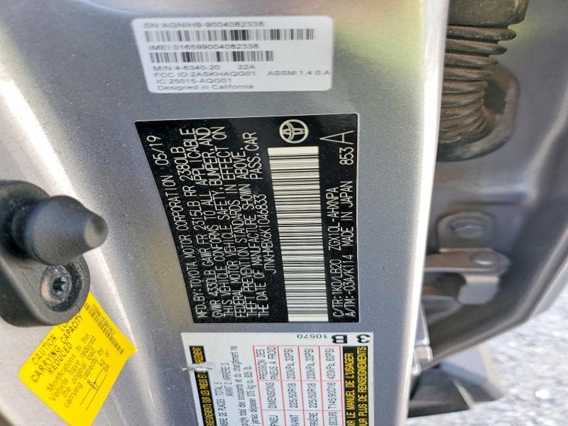 2019 TOYOTA C-HR LIMITED 14