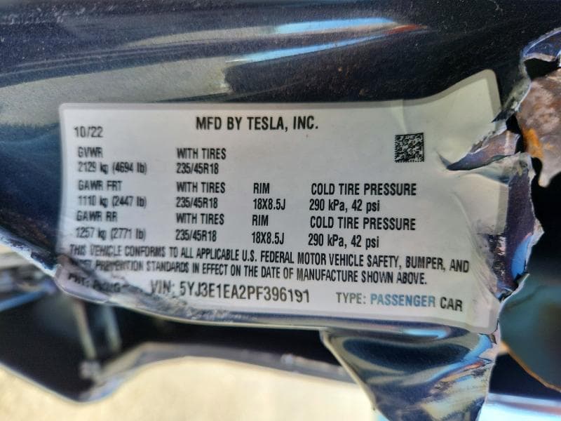 2023 TESLA MODEL 3 12