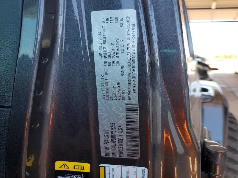 2021 JEEP WRANGLER UNLIMITED SAHARA 4XE 13