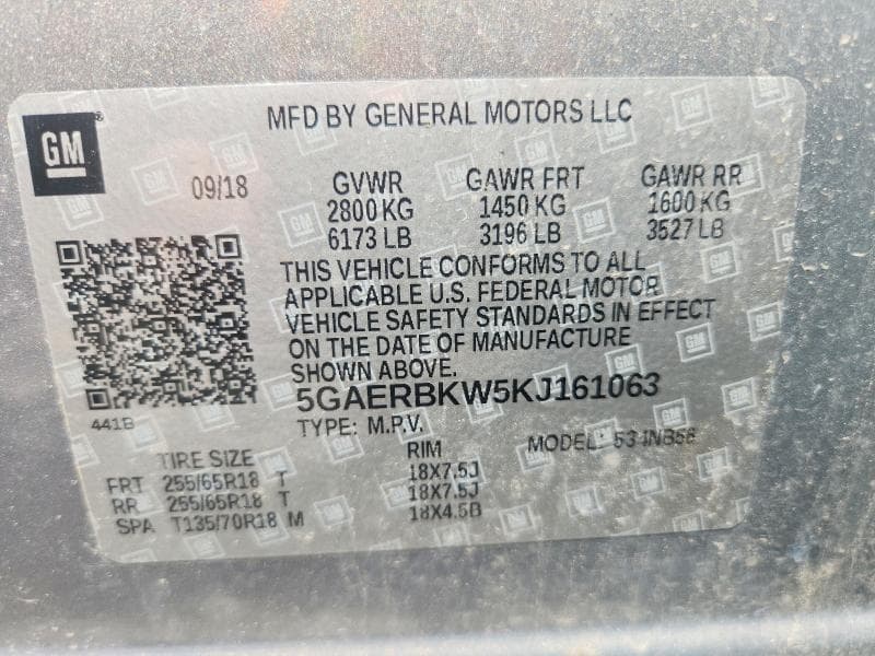 2019 BUICK ENCLAVE ESSENCE 13