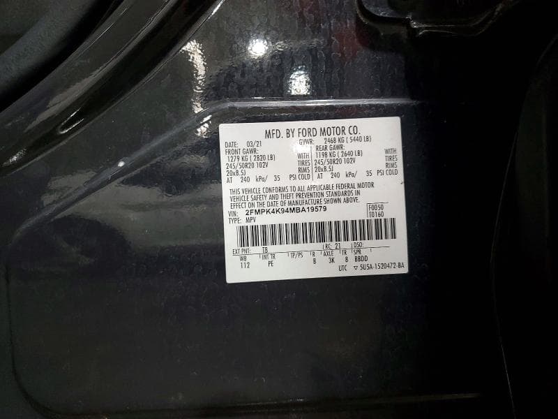 2021 FORD EDGE TITANIUM 14