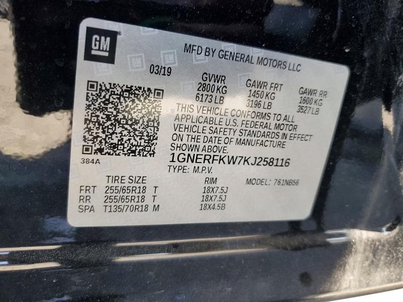 2019 CHEVROLET TRAVERSE LS 13