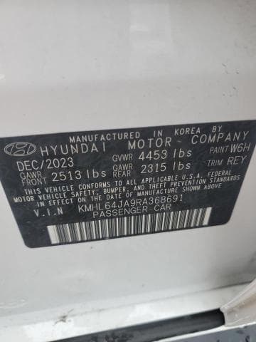 2024 HYUNDAI SONATA SEL 12