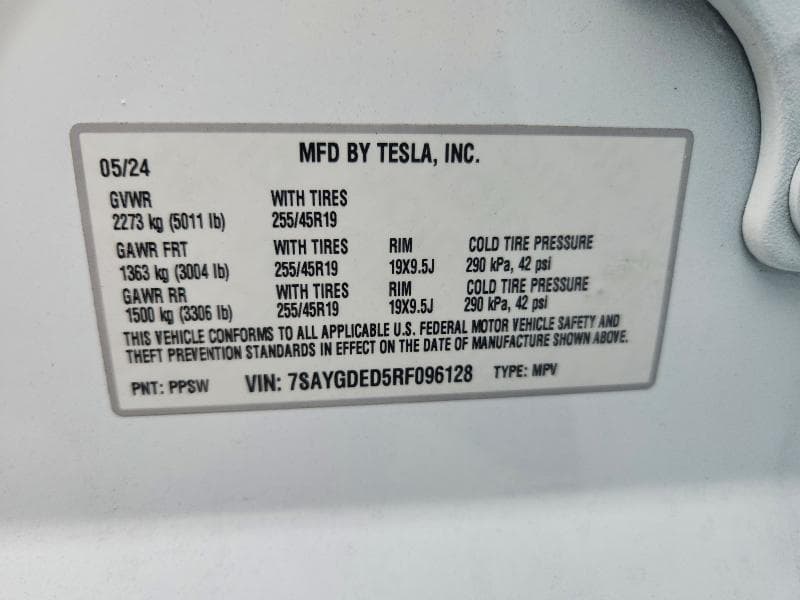 2024 TESLA MODEL Y 13