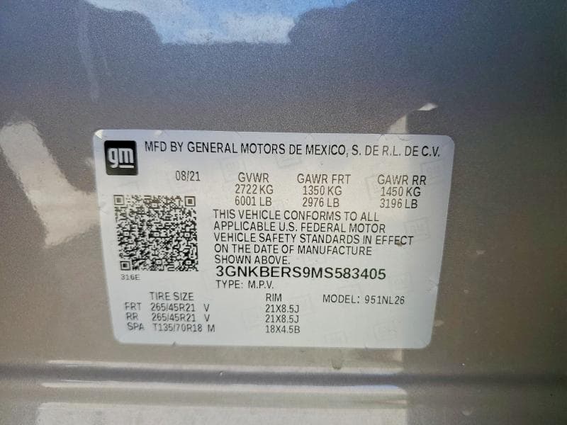 2021 CHEVROLET BLAZER RS 14
