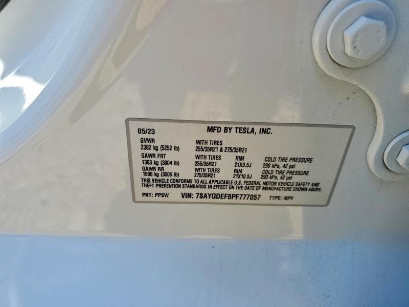 2023 TESLA MODEL Y 12