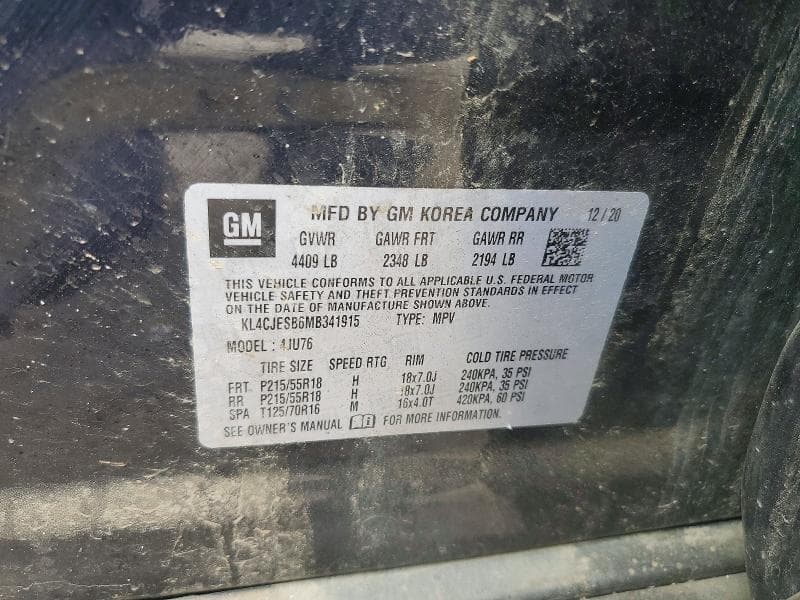 2021 BUICK ENCORE PREFERRED 13