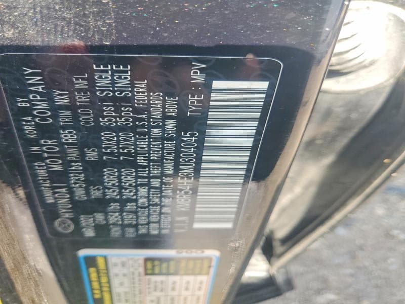 2021 HYUNDAI PALISADE LIMITED 13