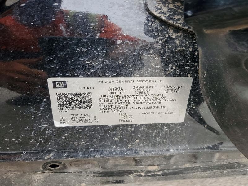2019 GMC ACADIA SLE 13