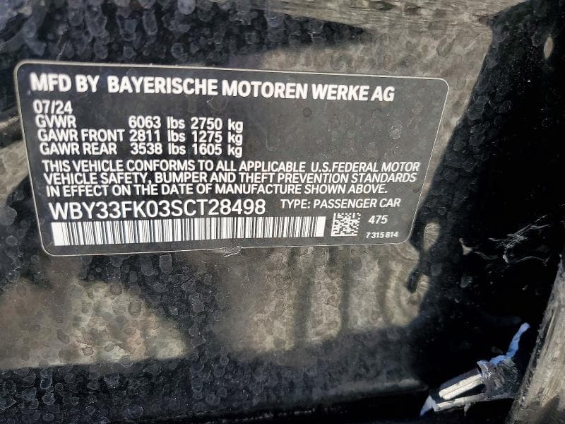 2025 BMW I5 EDRIVE 40 12