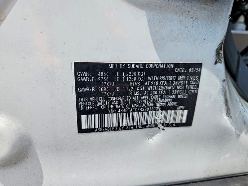 2024 SUBARU OUTBACK PREMIUM 13