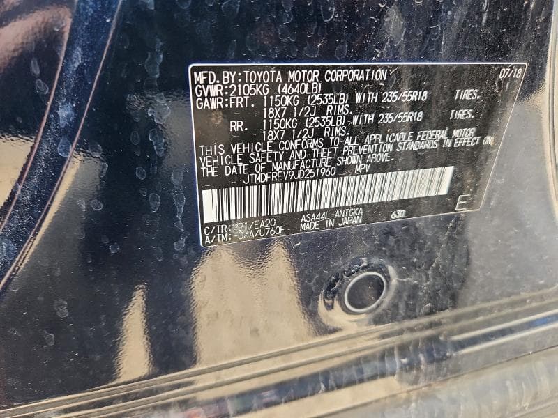 2018 TOYOTA RAV4 LIMITED 13