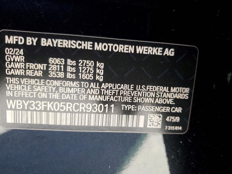 2024 BMW I5 EDRIVE 40 EDRIVE 40 13