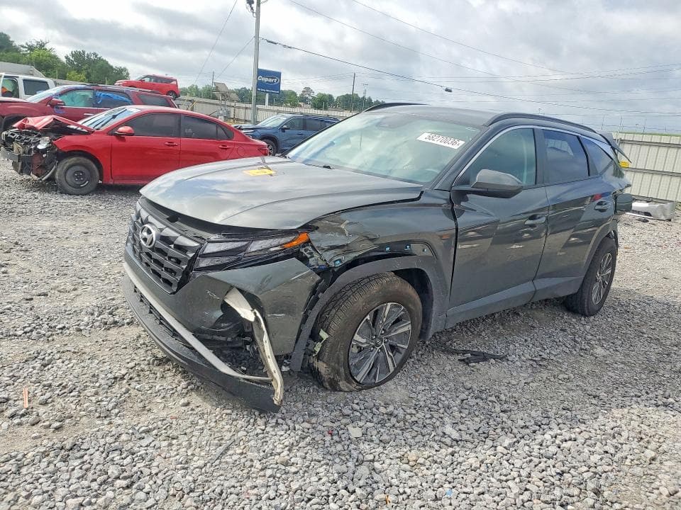 2024 HYUNDAI TUCSON BLUE - 1