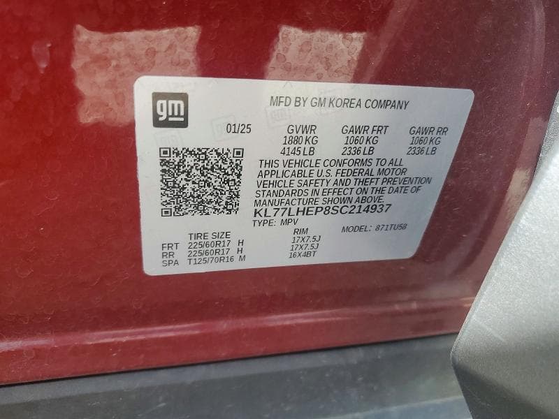 2025 CHEVROLET TRAX 1LT 12