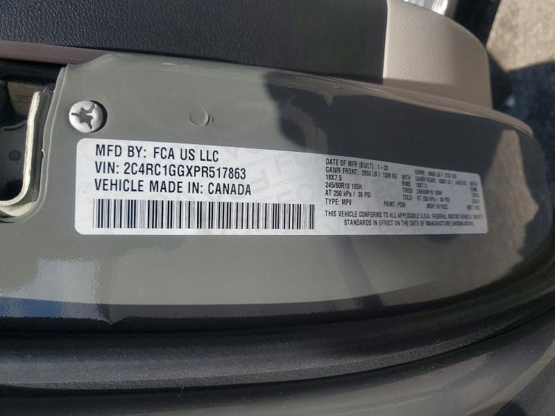 2023 CHRYSLER PACIFICA LIMITED 13