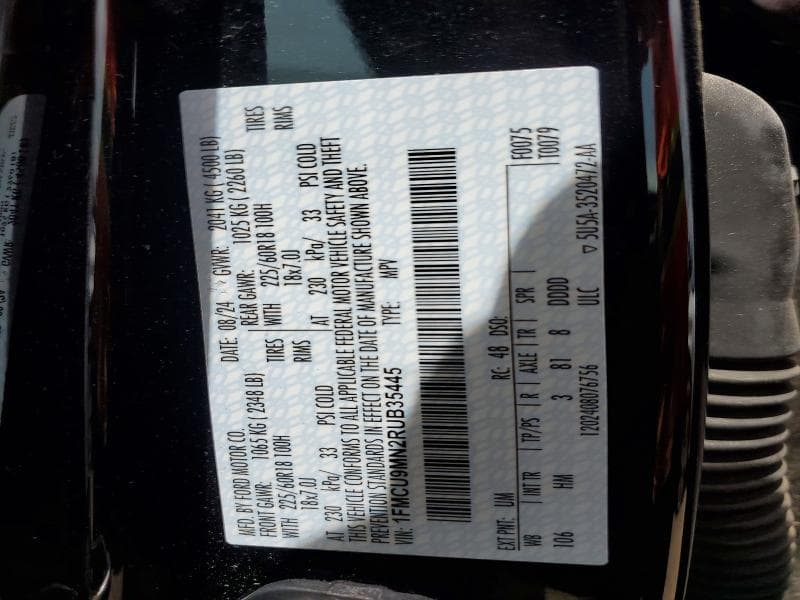 2024 FORD ESCAPE ST LINE 13