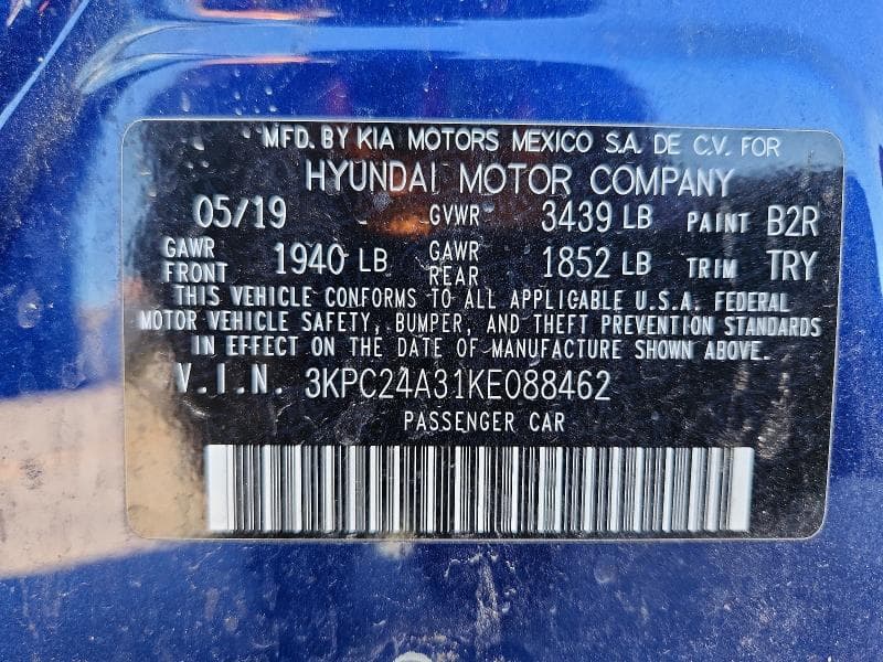 2019 HYUNDAI ACCENT SE 13