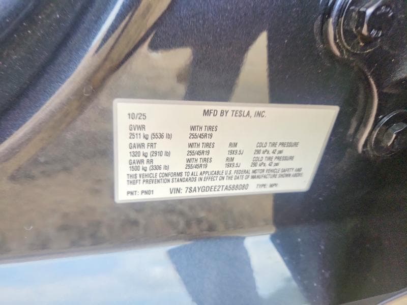 2026 TESLA MODEL Y 13