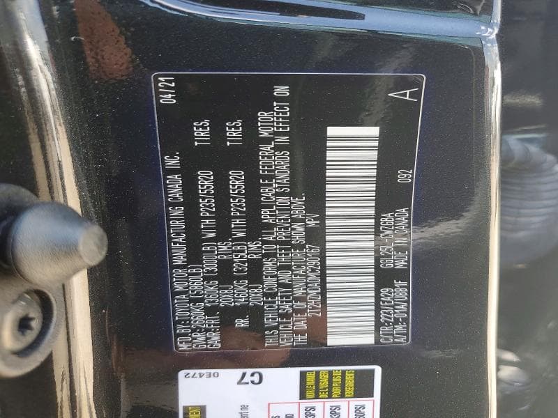 2021 LEXUS RX 350 13