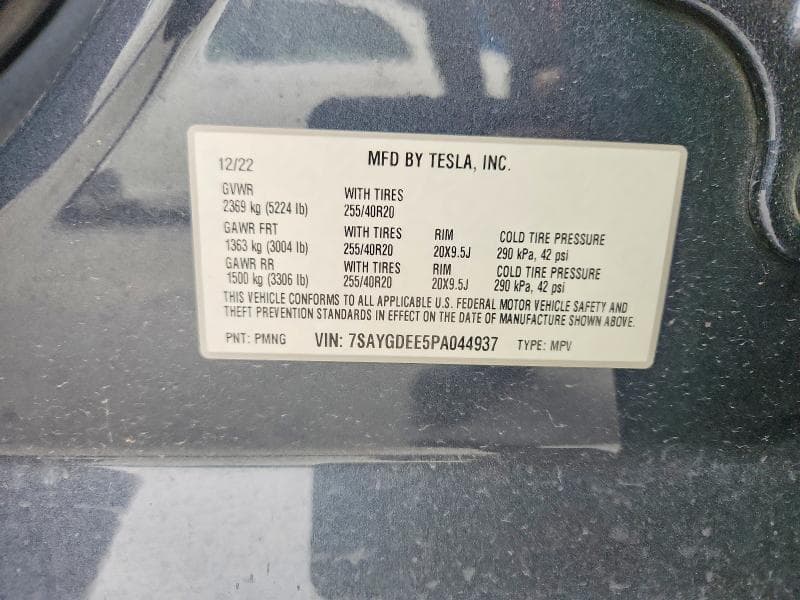 2023 TESLA MODEL Y 12