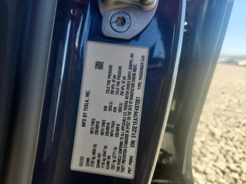2023 TESLA MODEL 3 13