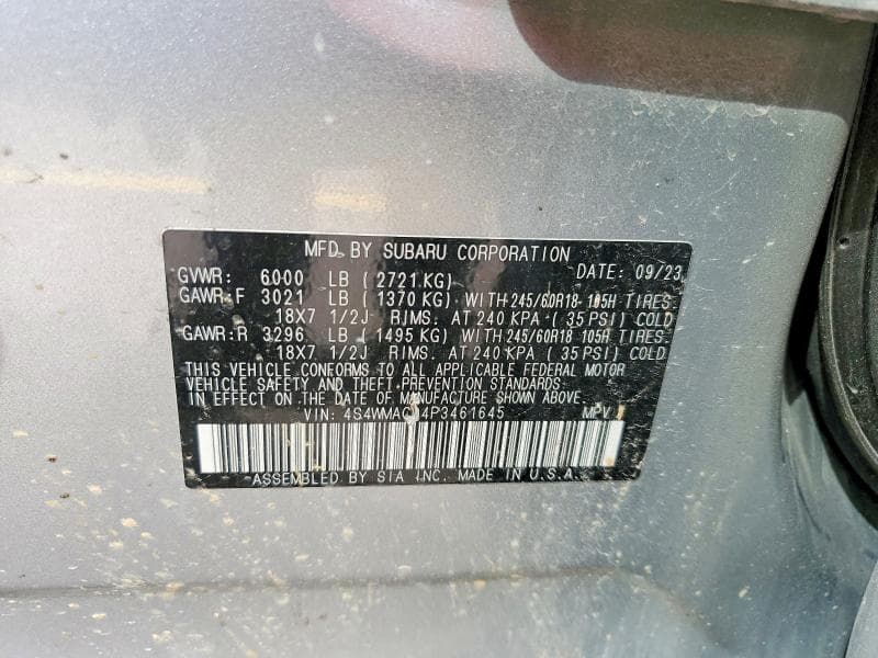 2023 SUBARU ASCENT PREMIUM 14