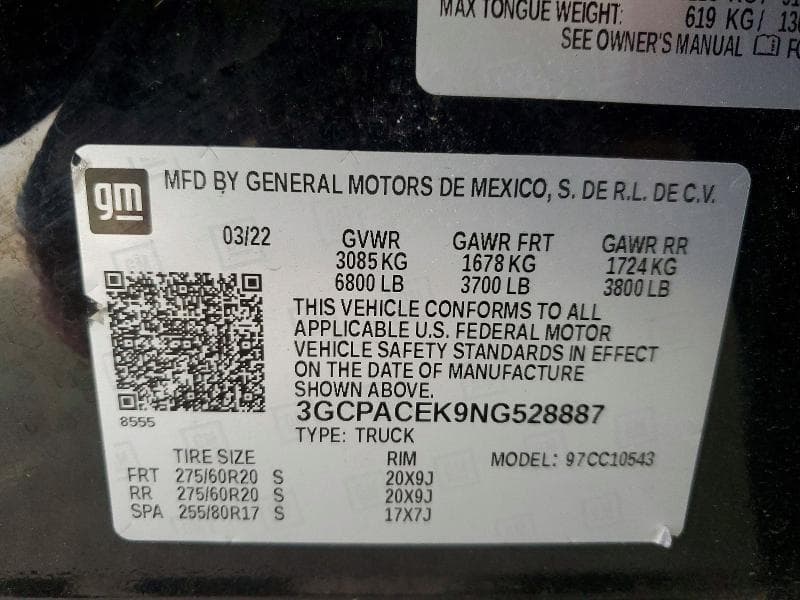 2022 CHEVROLET SILVERADO C1500 LT 12