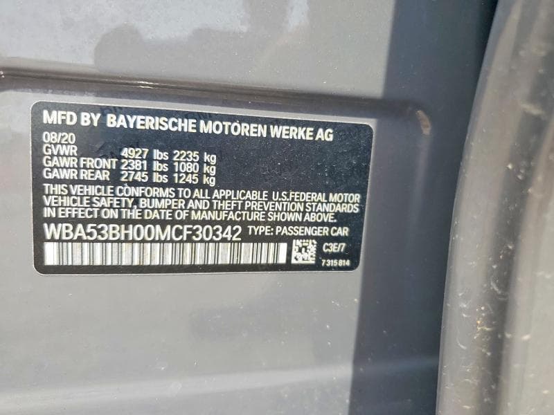 2021 BMW 530 I 12
