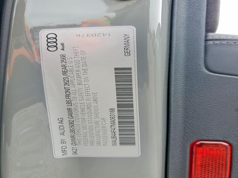 2021 AUDI S4 PREMIUM PLUS 12