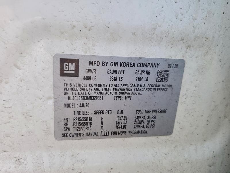2021 BUICK ENCORE PREFERRED 12