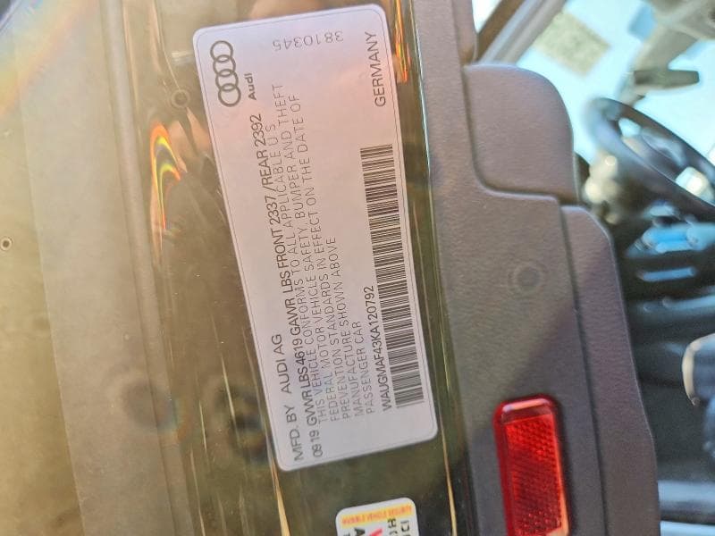 2019 AUDI A4 PREMIUM 12